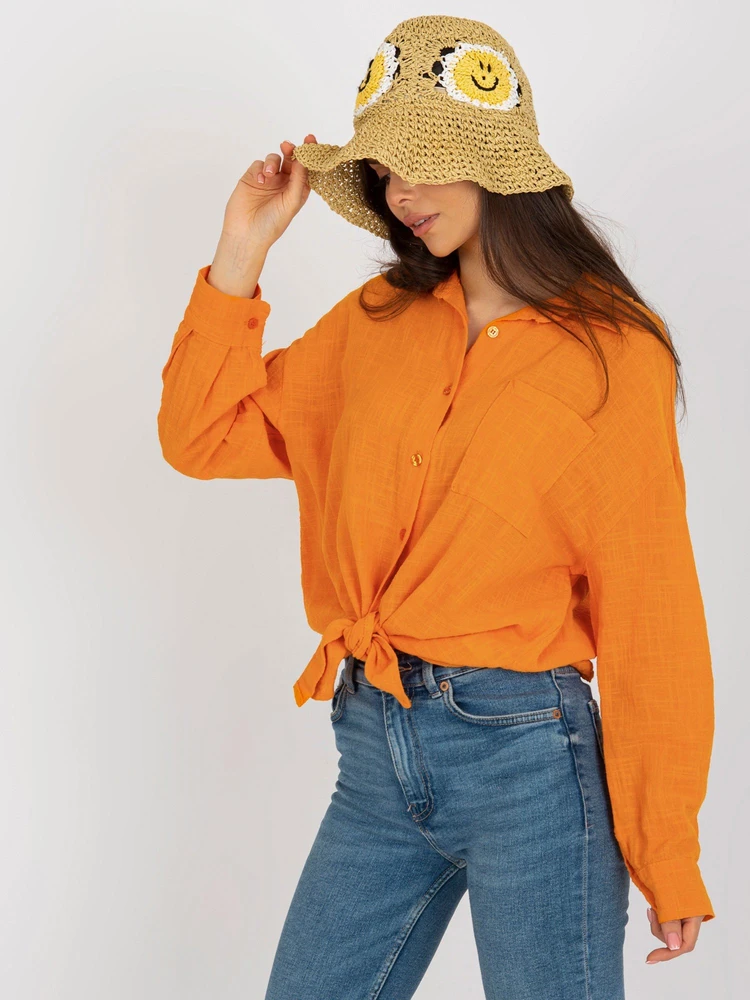 Oranžinė oversize palaidinė Etta
