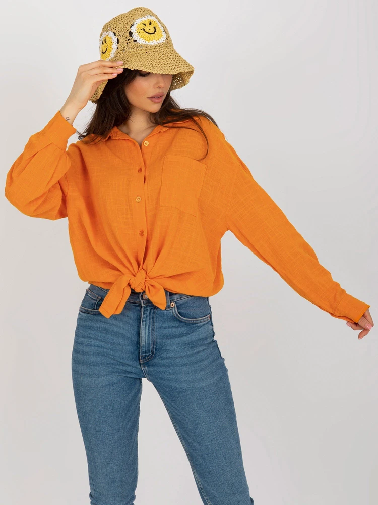 Oranžinė oversize palaidinė Etta