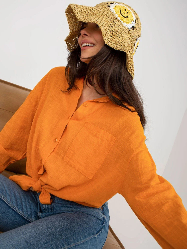 Oranžinė oversize palaidinė Etta