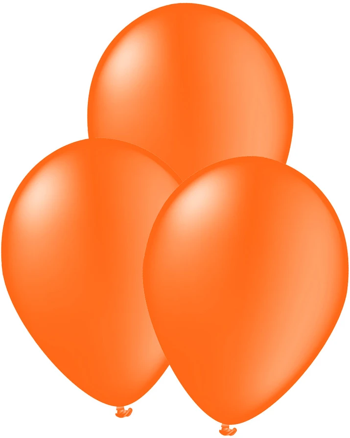 Oranžiniai balionai – Šventės dekoracija