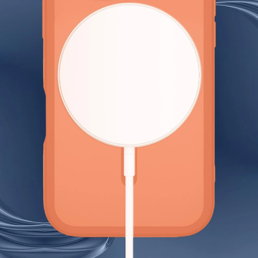 Oranžinis dėklas 3mk Misty MagCase iPhone 17 Pro Max