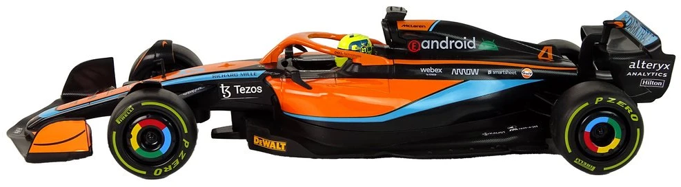 Nuotoliniu būdu valdomas automobilis McLaren F1 Rastar, oranžinis