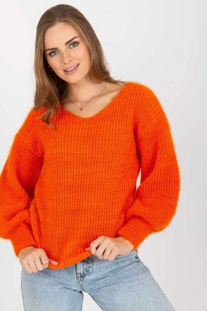 Oranžinis megztinis