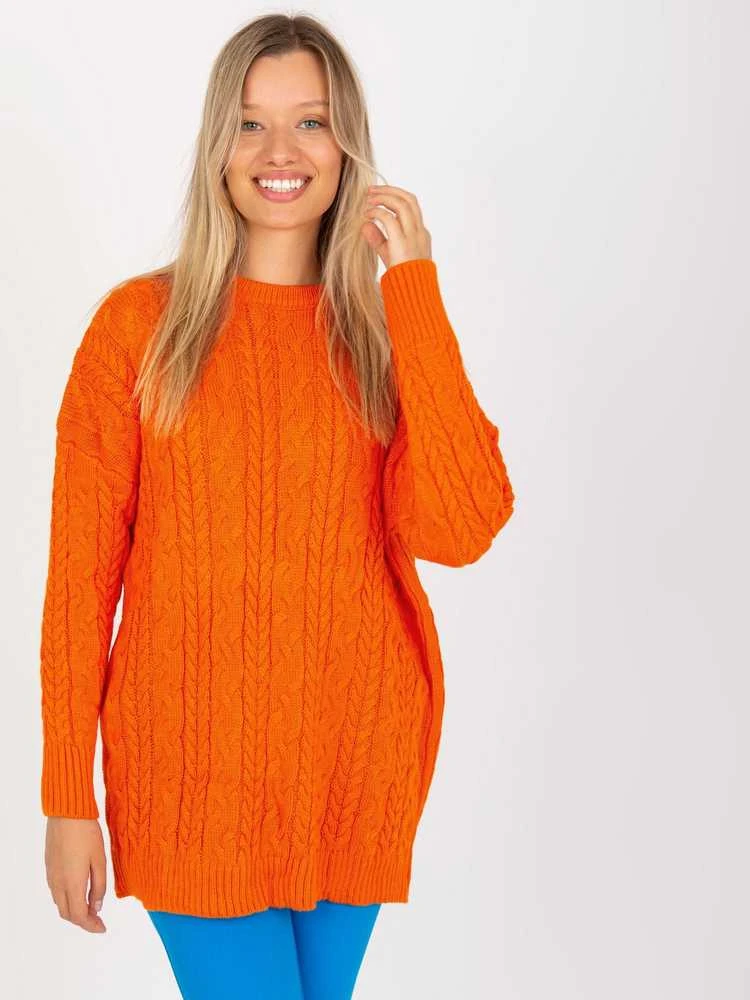 Oranžinis megztinis