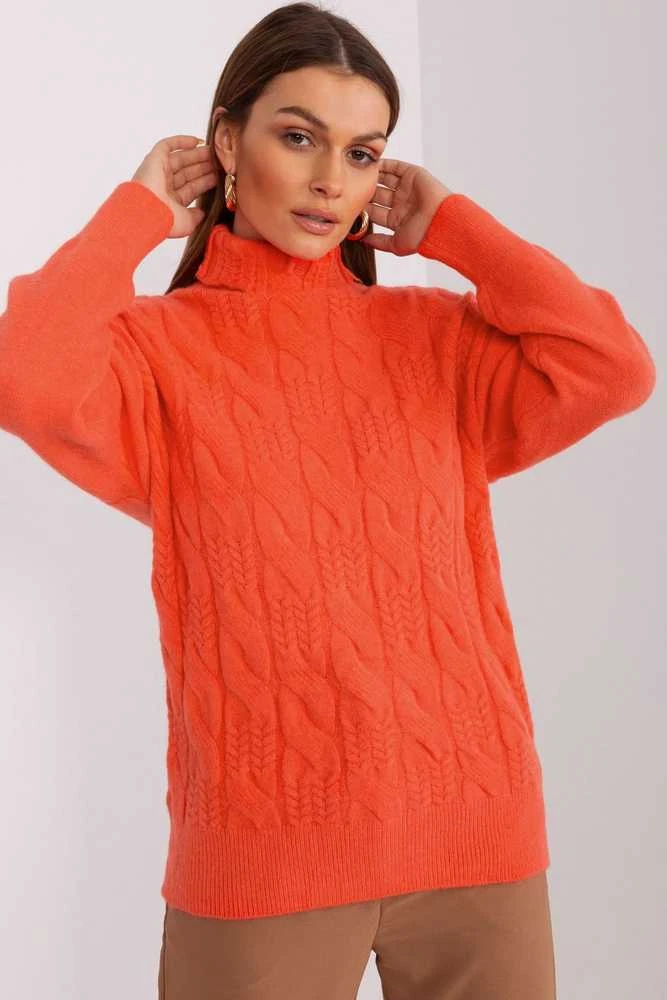 Oranžinis megztinis