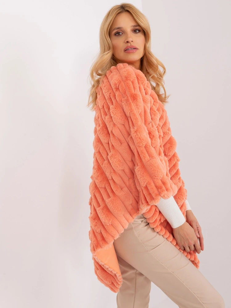 Oranžinis oversize pončas