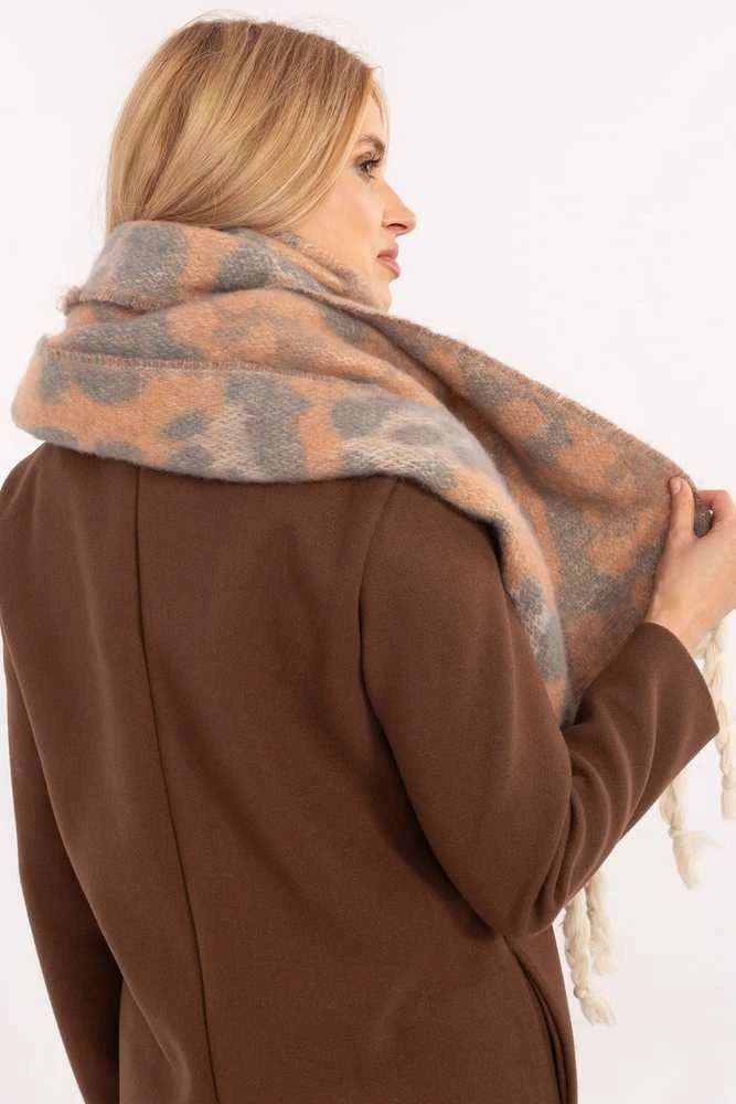 Wool Fashion Italia Šiltas minkštas moteriškas šalikas: Dydis - Universalus