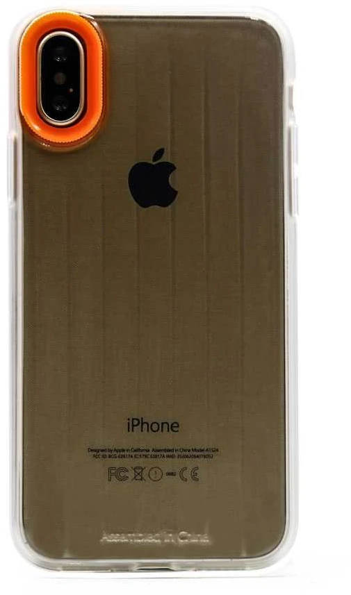 Devia Oranžinis telefono dėklas iPhone XS Max