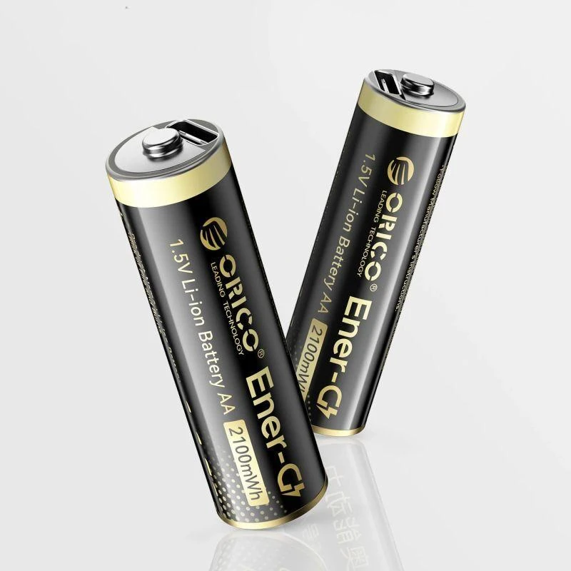 Orico Ener-G EG5C ličio baterija 1.5V 2100mWh AA USB-C įkraunama baterija, 2 vnt.