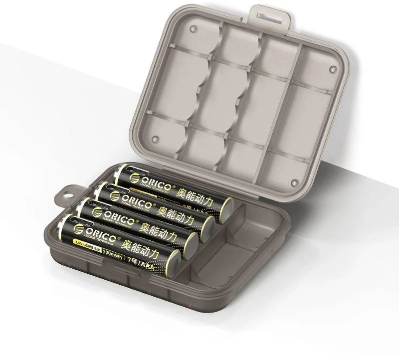 Orico Ener-G EG7C ličio baterija 1,5V 500mWh AAA USB-C įkraunama baterija su įkrovimo laidu, 4 vnt.
