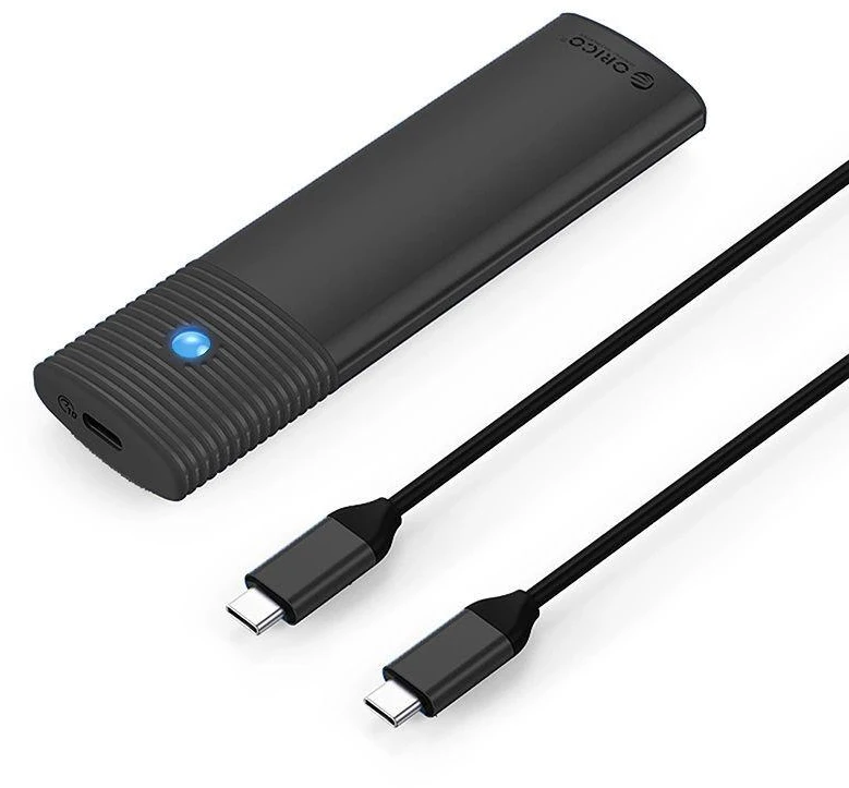 Kietasis diskas Orico PWM2 M.2 NGFF SATA USB-C 5Gb/s Disk Drive – juodos spalvos