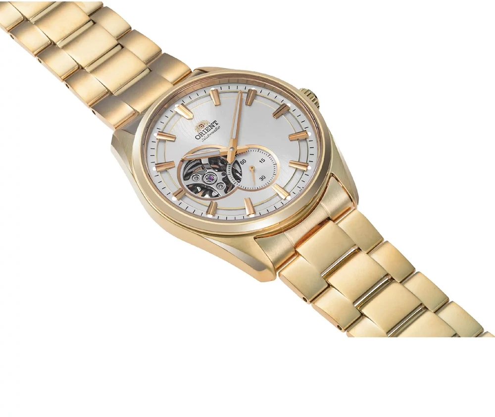 Orient šiuolaikinis mechaninis automatinis vyriškas laikrodis RA-AR0007S10B + dėžutė
