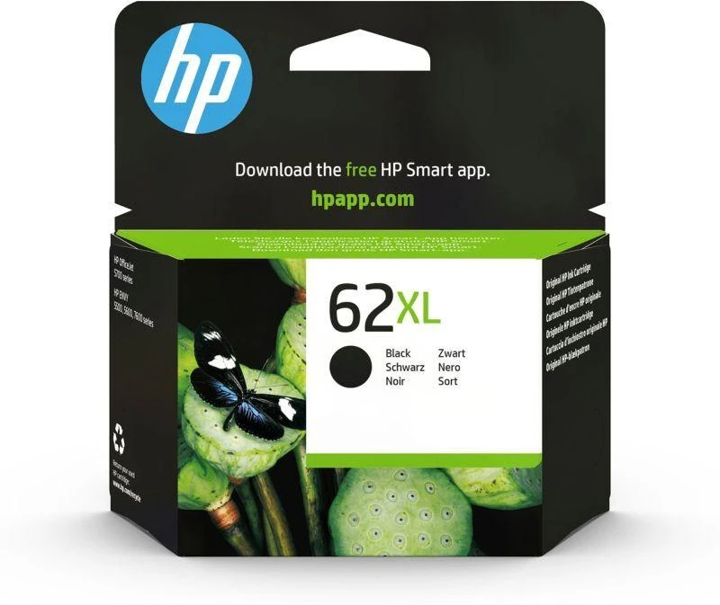 Originali HP 62XL juoda XL rašalo kasetė