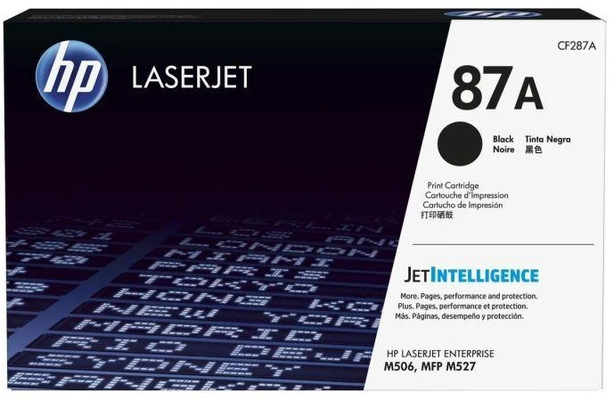 Originali HP 87A juoda LaserJet dažų kasetė