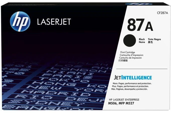 Originali HP 87A juoda LaserJet dažų kasetė