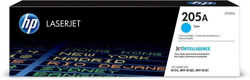 Hewlett Packard (HP) HP 205A kasetė, žalsvai mėlyna