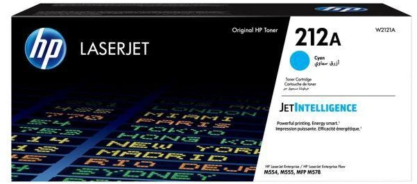 Hewlett Packard (HP) HP 212A (W2121A) Lazerinė kasetė, Žydra