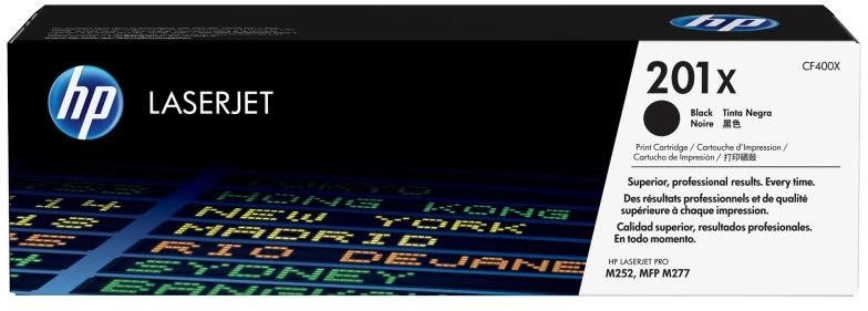 Originalus HP 201X juodas lazerinis kasetės užpildas
