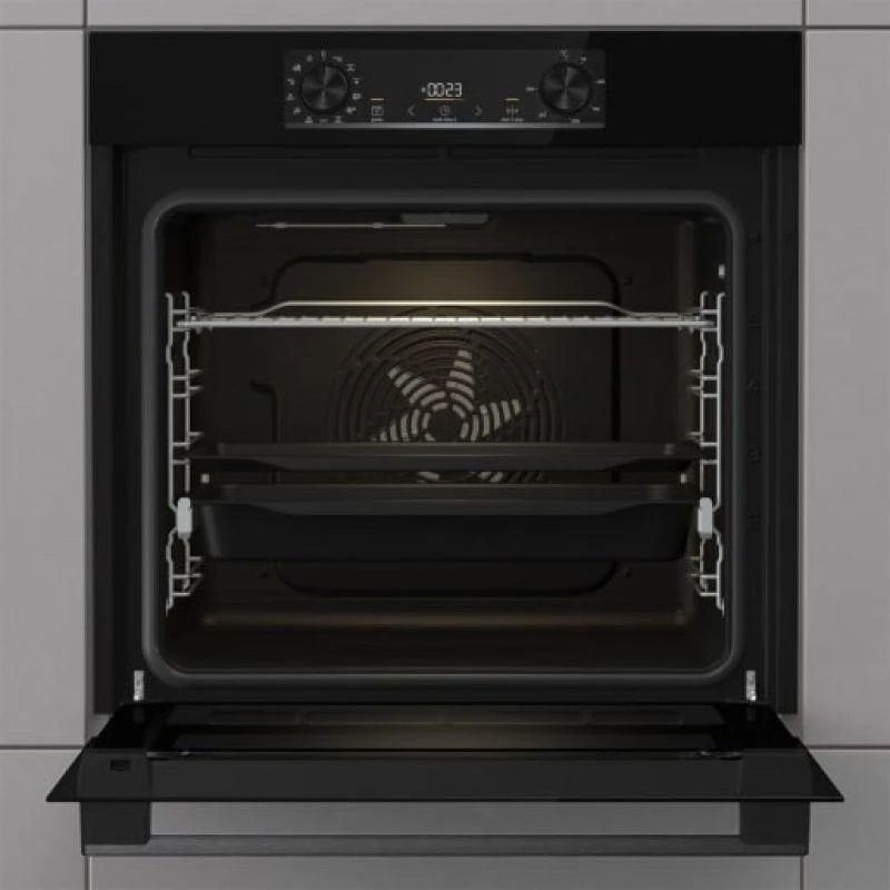 Gorenje | Orkaitė | BOS6737E06FBG | 77 L | Daugiafunkcis | EcoClean | Mechaninis valdymas | Garų funkcija | Konvekcija | Aukštis 59,5 cm | Plotis 59,5 cm | Juodas