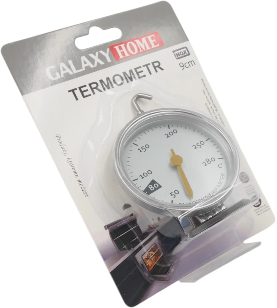 Orkaitės termometras „Galaxy Home“ (INOX, 9 cm)