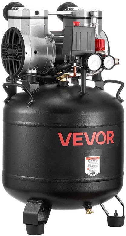 Vevor 30 l oro kompresorius be alyvos, 10 bar