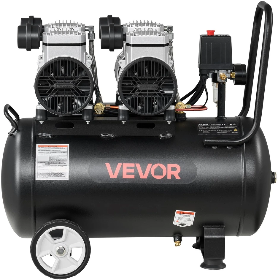Oro kompresorius VEVOR 1680D-148FF/8bar-20C50, 50 l