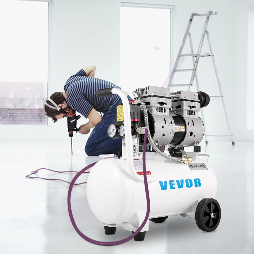 VEVOR Nešiojamas oro kompresorius 25L, 115 PSI