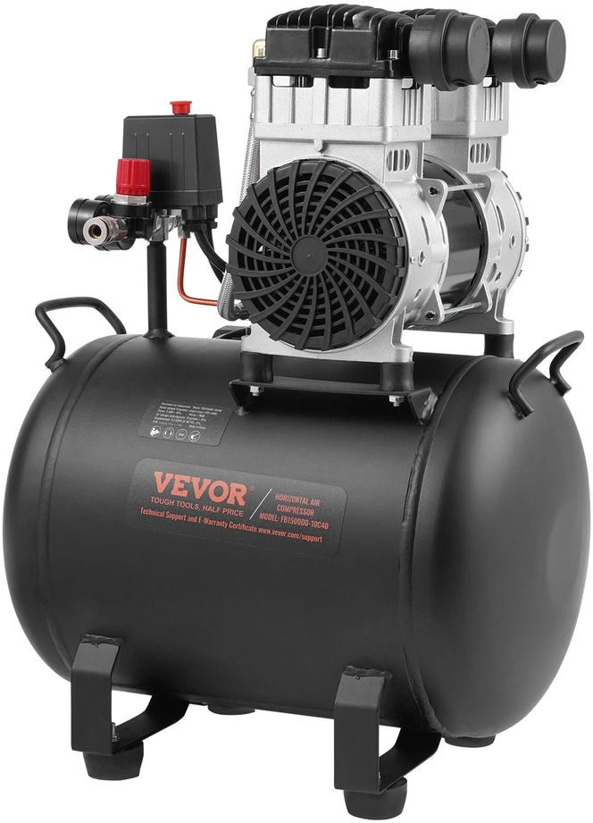 VEVOR Kompresorius be alyvos 10 gal 90 PSI