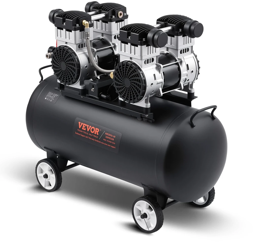 VEVOR Kompaktiškas nealyvuotas oro kompresorius 20 gal 90 PSI
