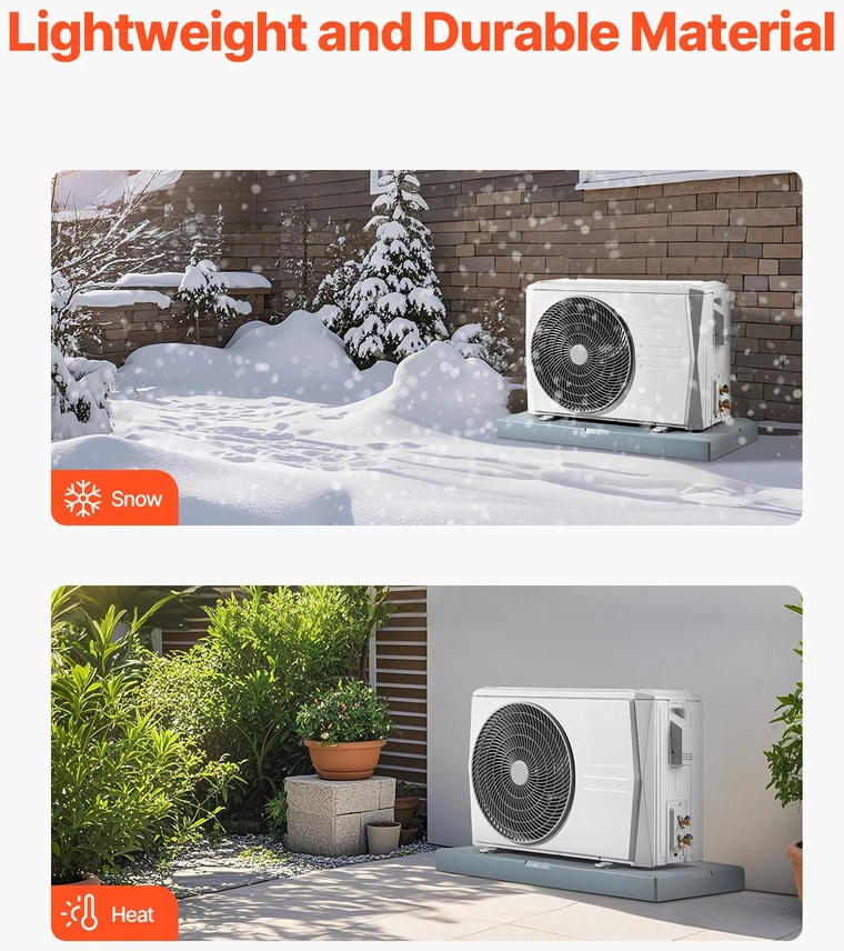 VEVOR Mini split padas nuo vibracijų