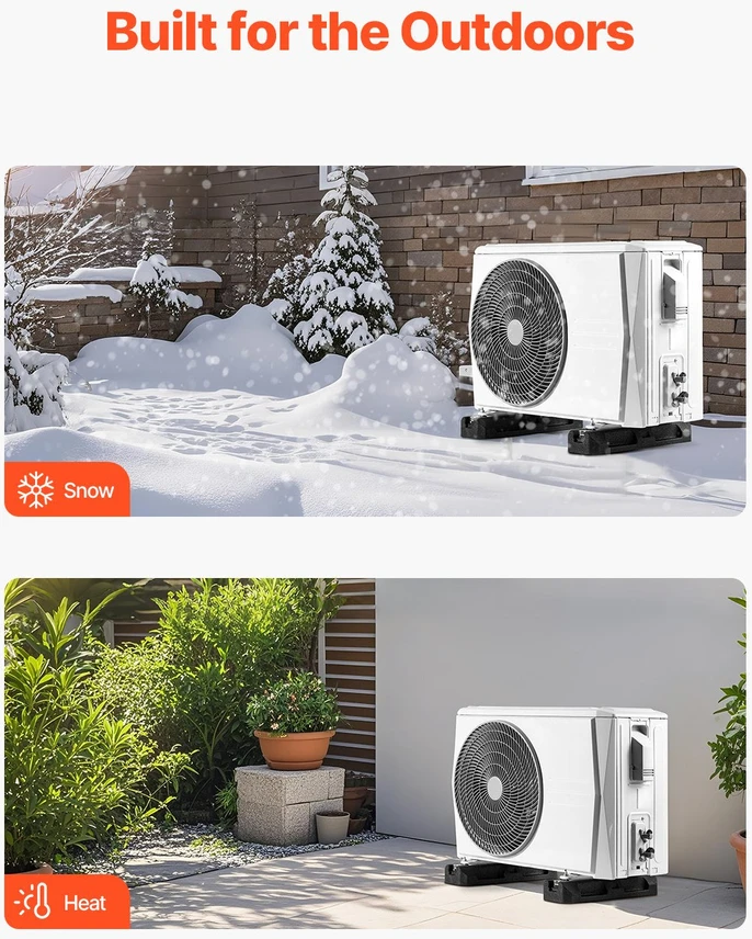 VEVOR grindų montavimo komplektas 9000-36000 BTU AC