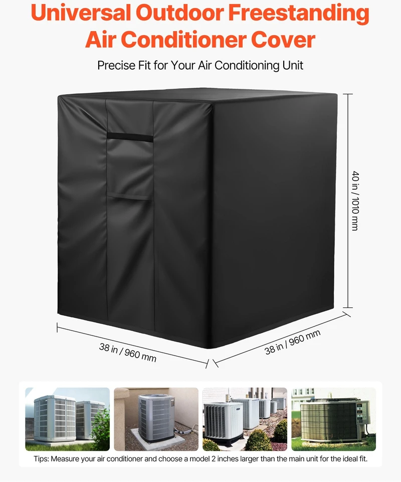 VEVOR Lauko oro kondicionieriaus uždangalas 960 x 960 x 1010 mm