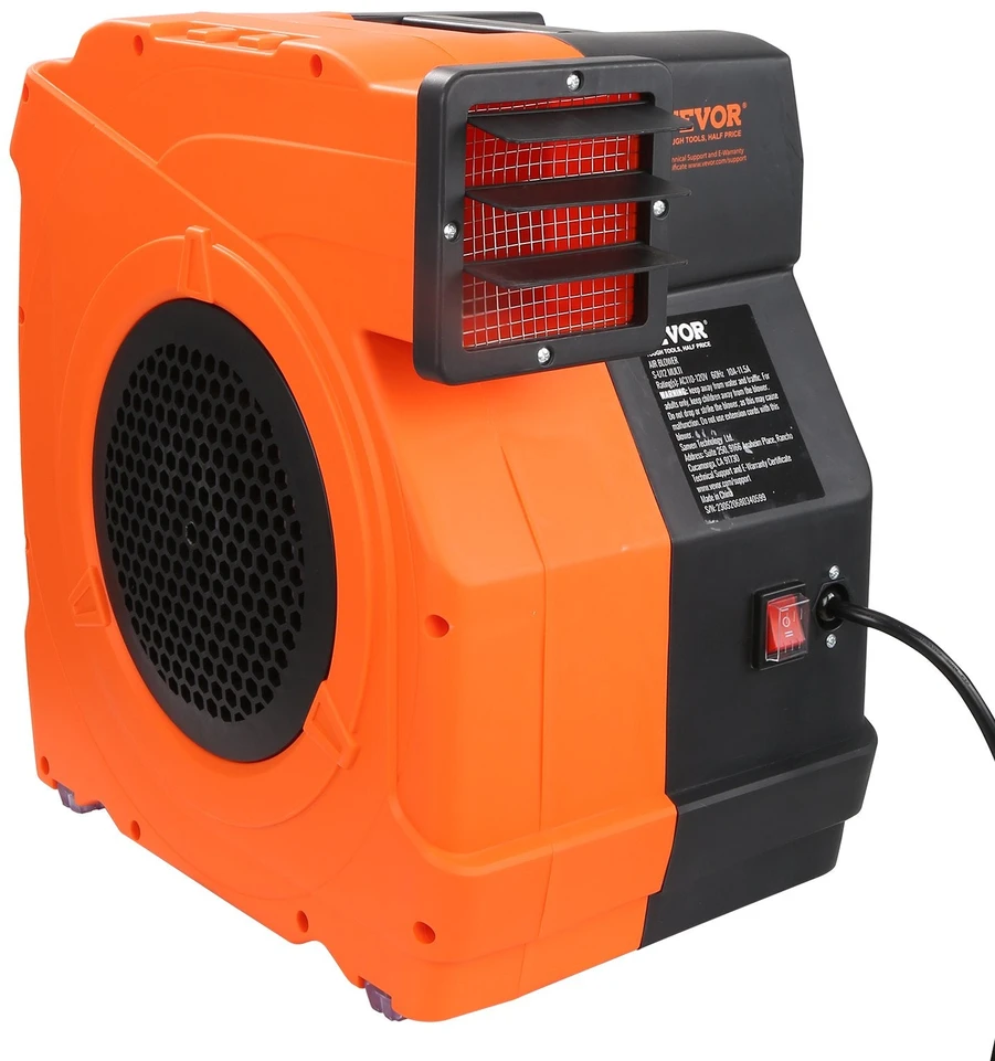 VEVOR Pripučiames pilies ventiliatorius 1100W