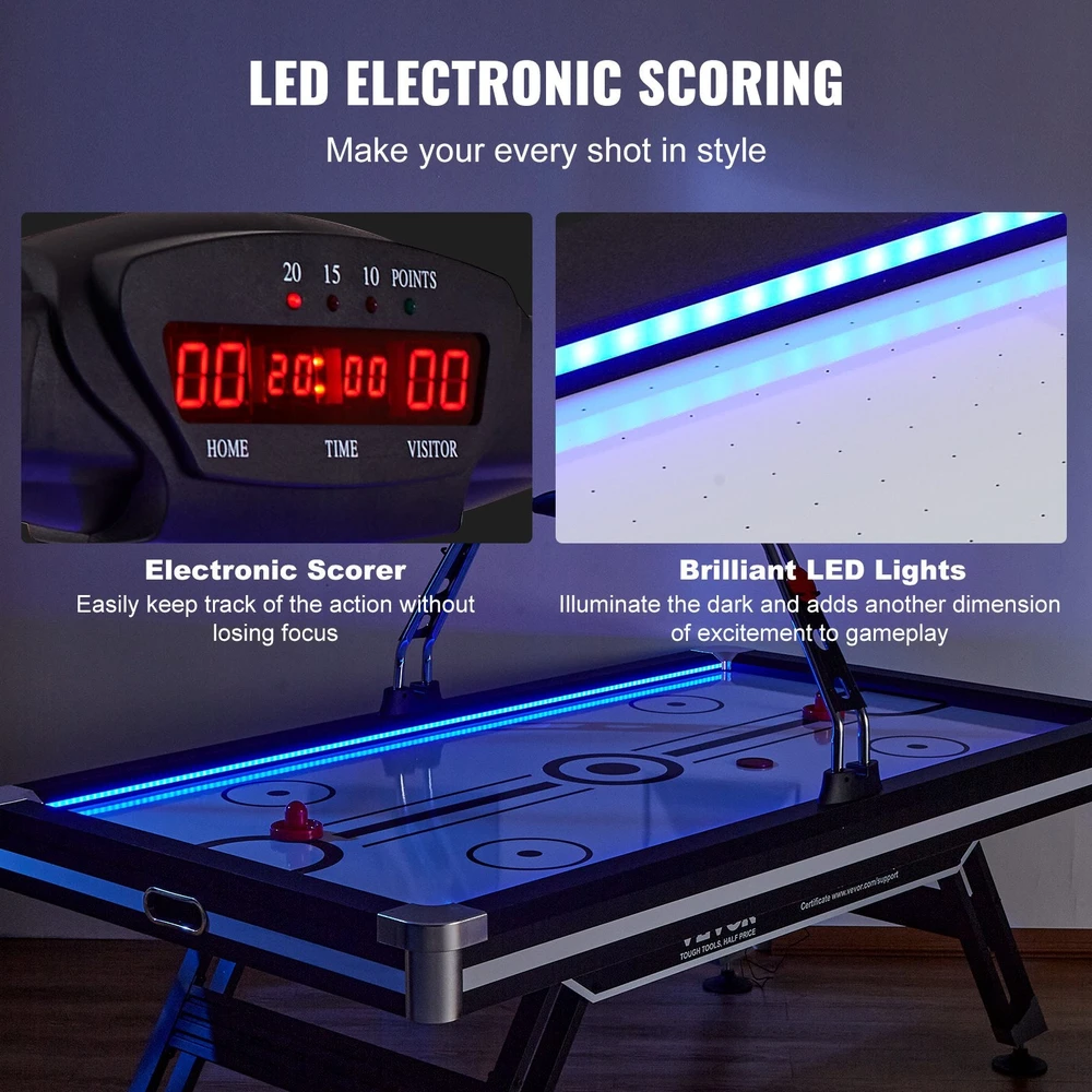 VEVOR Oro ritulio stalas su LED švieselėmis
