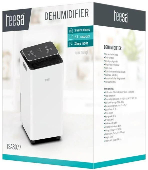 Oro sausintuvas, drėgmės sugėriklis Teesa