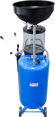 Oro siurbimo alyvos išleidimo įrenginys su panaudotos alyvos surinkimo talpa | 80 l (7003)