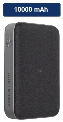 Orsen EW35 belaidė išorinė baterija 10000 mAh, juoda