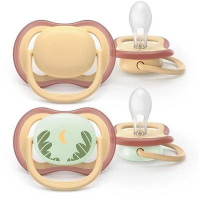 Ortodontiniai čiulptukai Philips Avent, 0–6 mėn., 2 vnt., latte