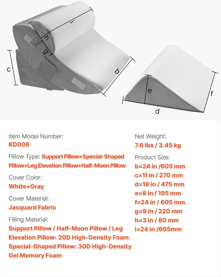 Multifunkcinė pagalvė Vevor Comfort 4in1