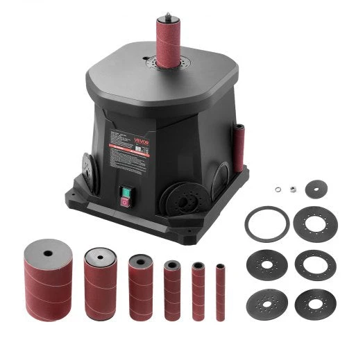 VEVOR Osciliacinis veleninis šlifuoklis, stalinis medienos šlifuoklis, 2000 RPM veleninis šlifuoklis, baldų apdailos šlifuoklis, „pasidaryk pats“ medienos apdirbimo šlifuoklis