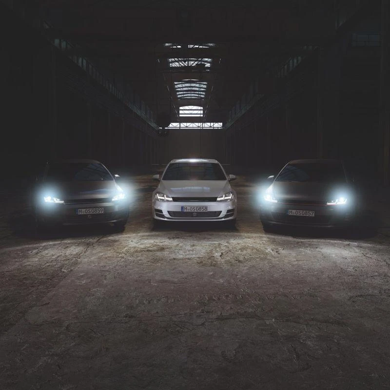Osram LED HL 103-BK priekinis žibintas Golf VII, juodas