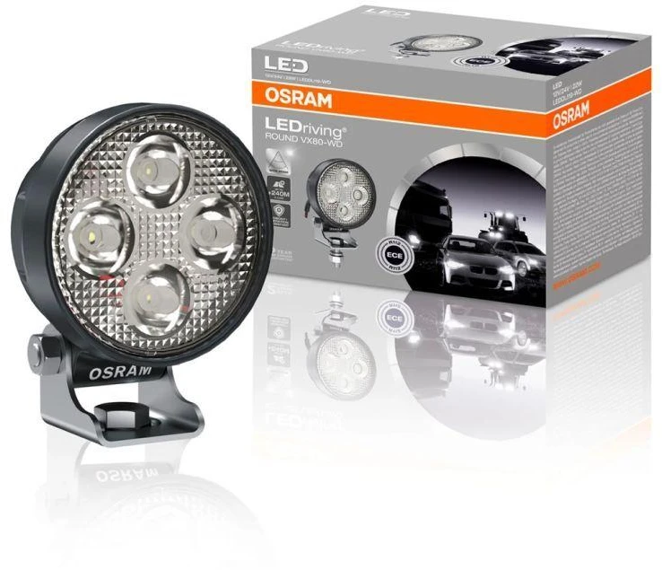 Osram LEDriving® ECE apvali VX80-WD lemputė, 12/24V 22W 240Mm 1150lm (Ref.12,5)