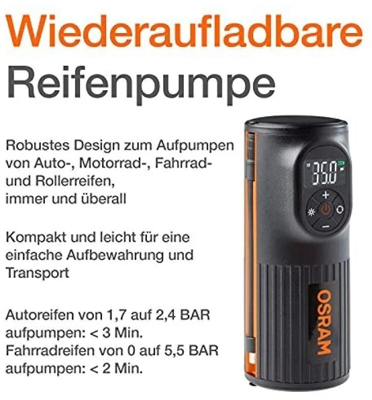 Padangų kompresorius OSRAM 2000
