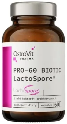OstroVit PRO-60 BIOTIC LactoSpore 60 kapsulių