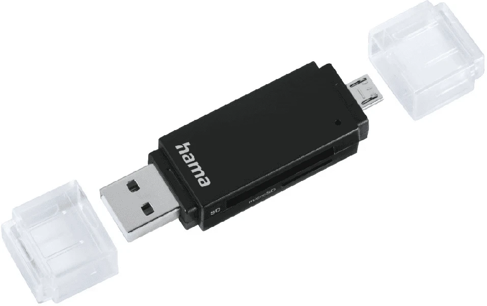 OTG kortelių skaitytuvas Hama, USB 2.0