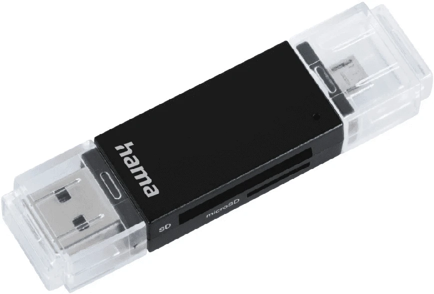 OTG kortelių skaitytuvas Hama, USB 2.0