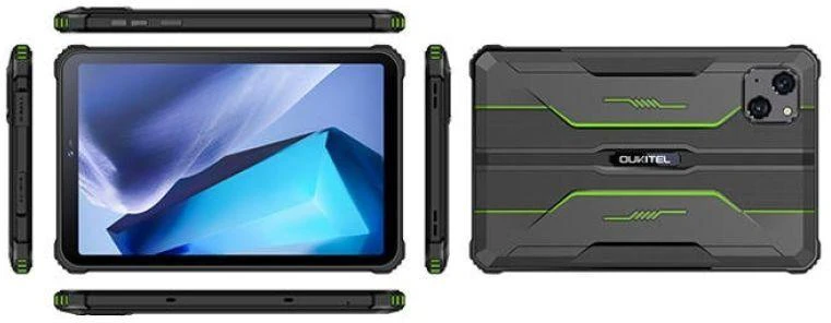 Planšetė Oukitel RT3 Pro 4/128GB, žalias, tvirtas, 5150 mAh