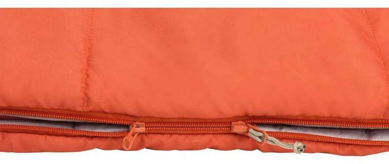 Outwell Campion Lux Oranžinis | Miegmaišis | 225 x 85 cm | Temperatūra nuo -16 iki 5 °C | Užtrauktukas kairėje