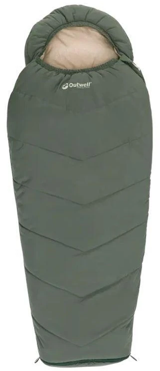 Outwell 230516 vaikiškas mumijos formos miegmaišis, poliesteris, žalias