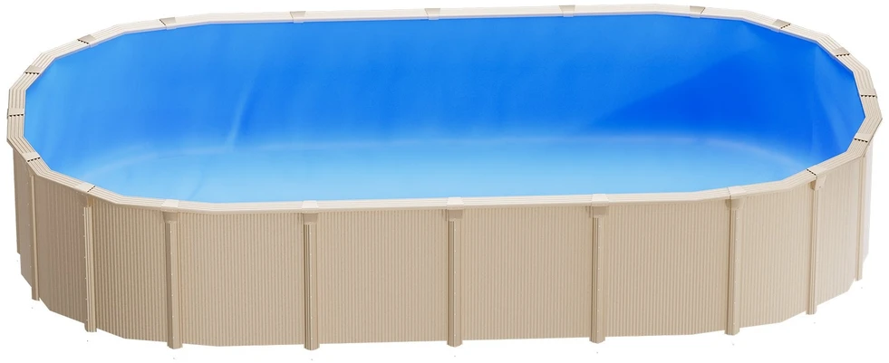 VEVOR Ovalinis baseino įklotas, 375 x 732 cm